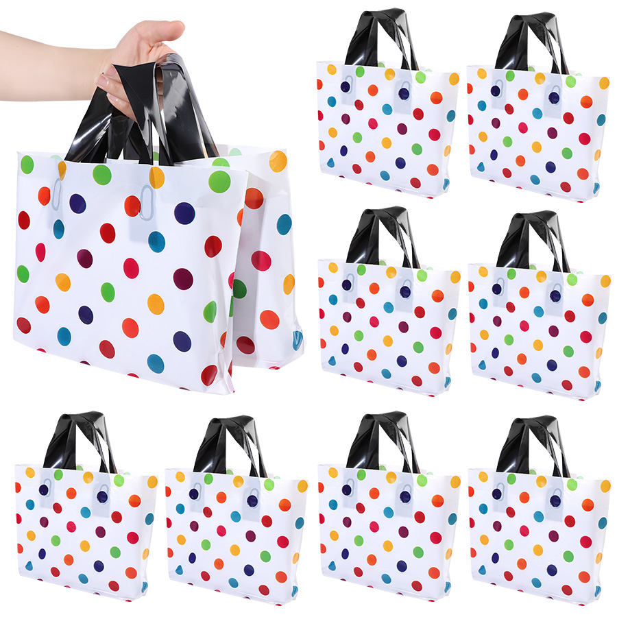 18Pcs Polka Dot Tote Bag Thick - đánh giá và giá Party Event Supply Store